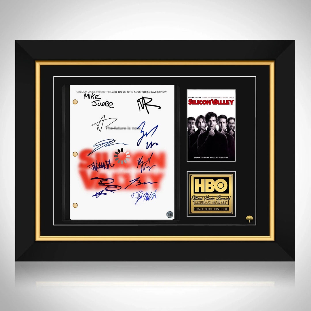 Silicon Valley Script Limited Signature Edition Custom Frame - Etsy