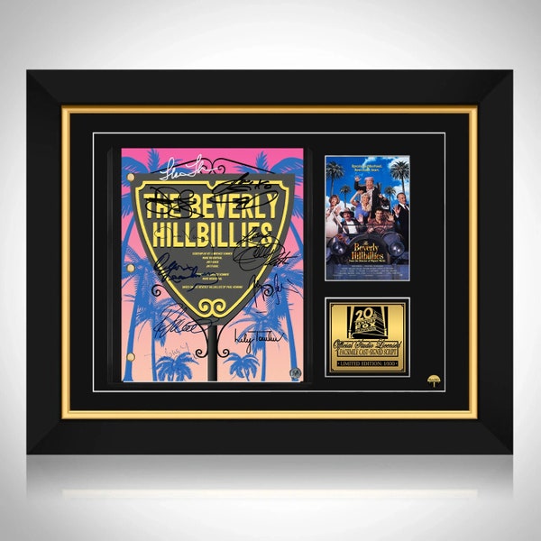 Beverly Hillbillies (1993) Transkript Limited Signature Edition Custom Rahmen