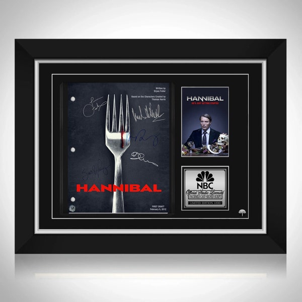 Hannibal Movie Script Limited Signature Edition Custom Rahmen