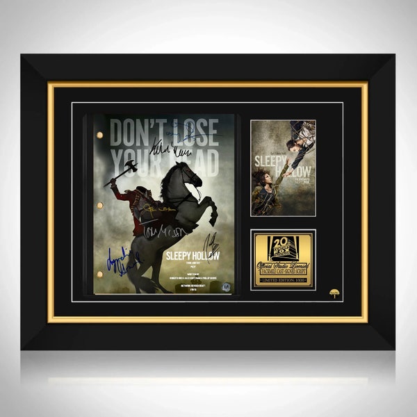 Sleepy Hollow Transcript Limited Signature Edition Aangepast frame