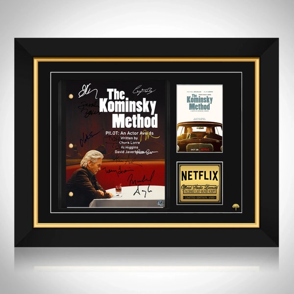 The Kominsky Method Pilot Episode (2018) TV Show Script Limited Signature Edition Custom Frame