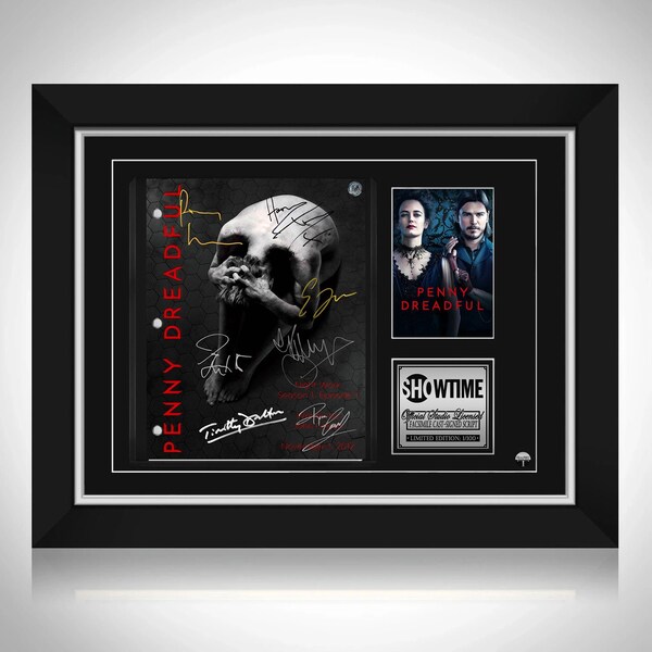 Penny Dreadful Script Limitierte Signature Edition Benutzerdefinierter Rahmen