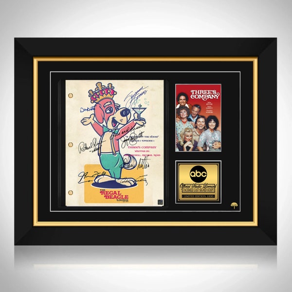 Threes Company Script Limited Signature Edition Custom Frame