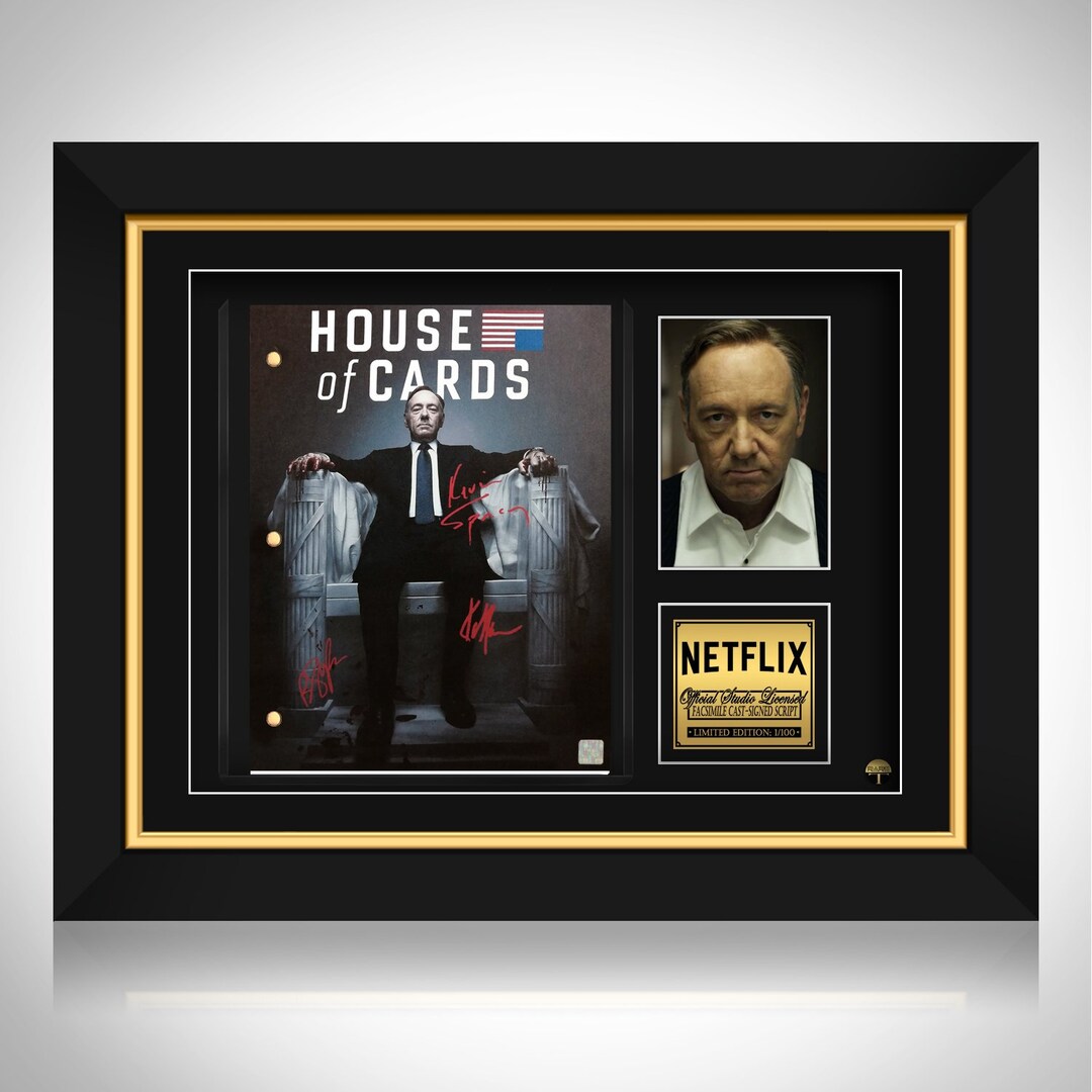 House of Cards Limited Signature Edition Studio Licensed Etsy