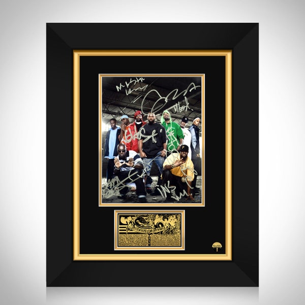Wu-Tang Clan Icons Photo Limited Signature Edition Custom Frame