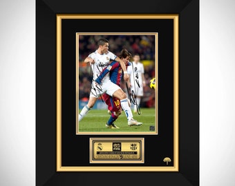Lionel Messi Vs Cristiano Ronaldo Legends Photo Limited Signature Edition Custom Frame