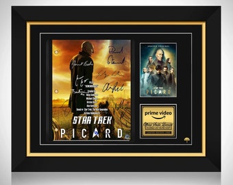 Marco personalizado de Star Trek: Picard Script Limited Signature Edition