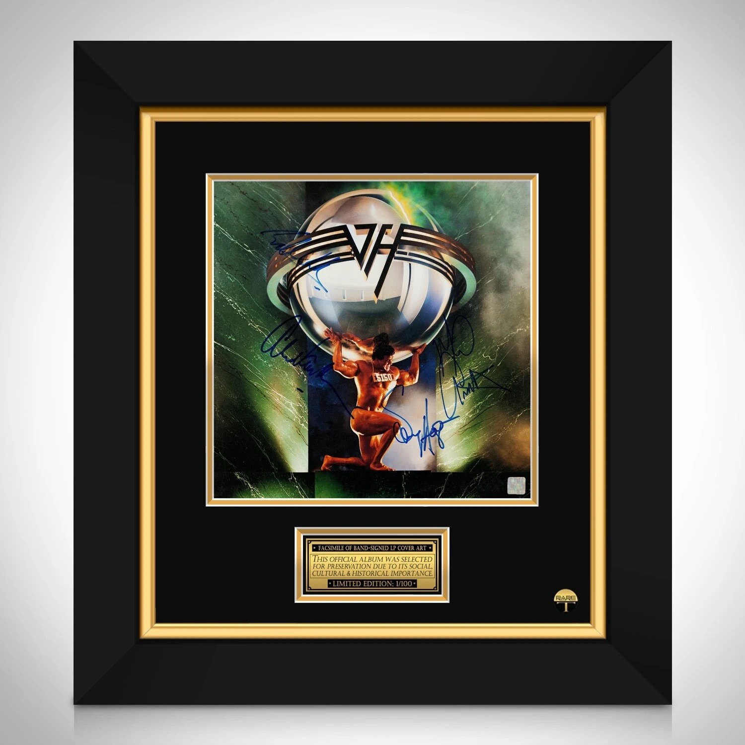 Van Halen Signed 5150 Album Autographed Vinyl Record LP Replica Christmas  Gift/ Birthday Gift/ Anniversary / Corporate / Valentine Gift Idea 