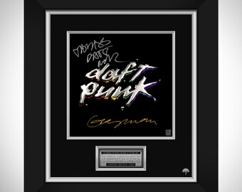 Daft Punk Discovery LP Cover Limited Signature Edition Custom Frame