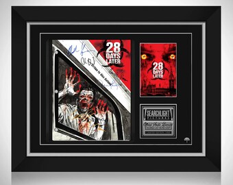 28 Days Later Movie Script Limited Signature Edition Custom Frame