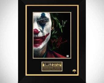 Marco personalizado de edición limitada de Joker Joaquin Phoenix Icon Photo