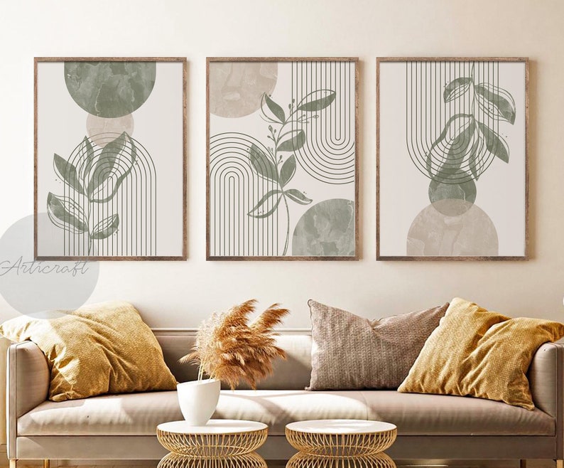 Set of 3 Boho Wall Art Prints Boho Botanical Prints Boho - Etsy Australia