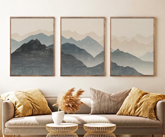 Abstract mountain art deals