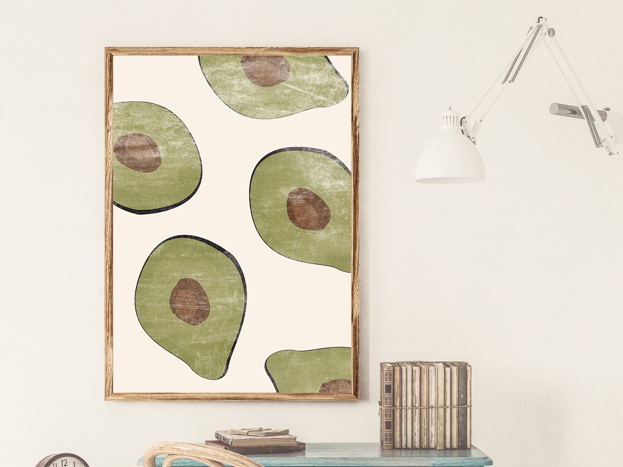 Boho Kitchen Decor Gallery Wall Art Set of 3 Prints Mid Etsy