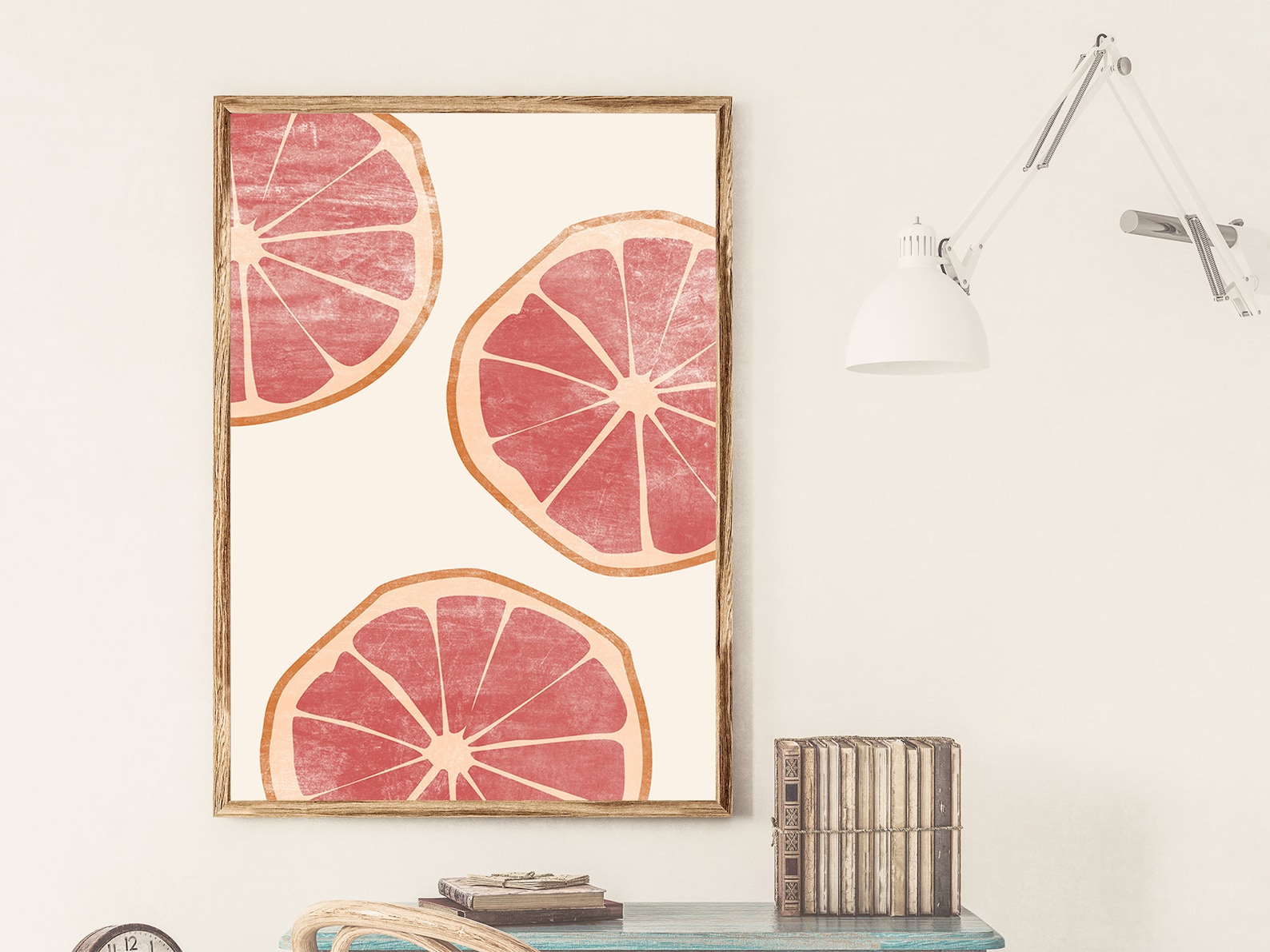 Boho Kitchen Decor, Gallery Wall Art Set of 3 Prints, Mid Century