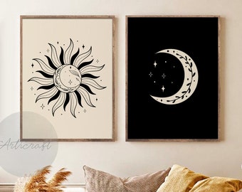 My Sun, My Moon Canvas Frame 12X12 - ivory & birch