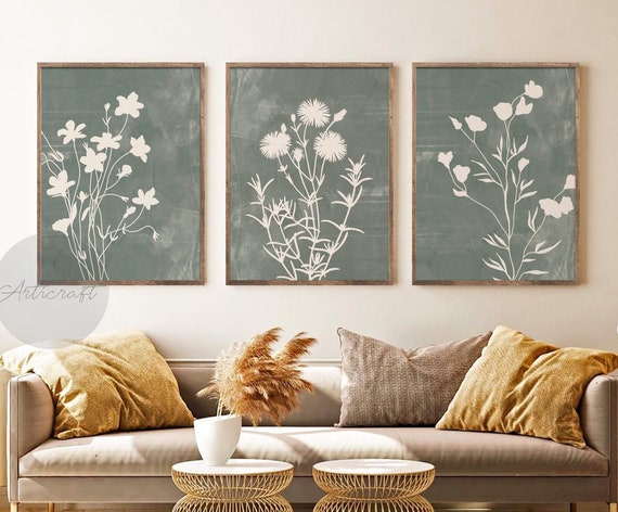 sage green wall art Abstract Sage Green Botanical Art Set of Prints, Boho Gallery sage green wall art Abstract Sage Green Botanical Art Set of Prints, Boho Gallery