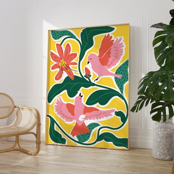 Yellow Wall Art Etsy UK