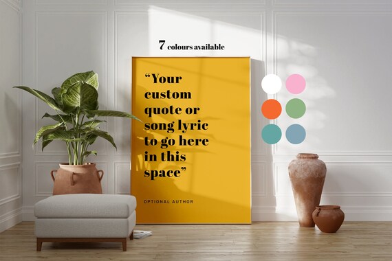 Tell Me Why Song Lyric Quote Print