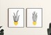 Yellow Cactus Plant Set | Home Decor | Digital Print | Gallery Wall | Living Room/Digital Yellow Wall Art | A5/A4/A3/A2/A1/4x6/5x7 Plant Art 