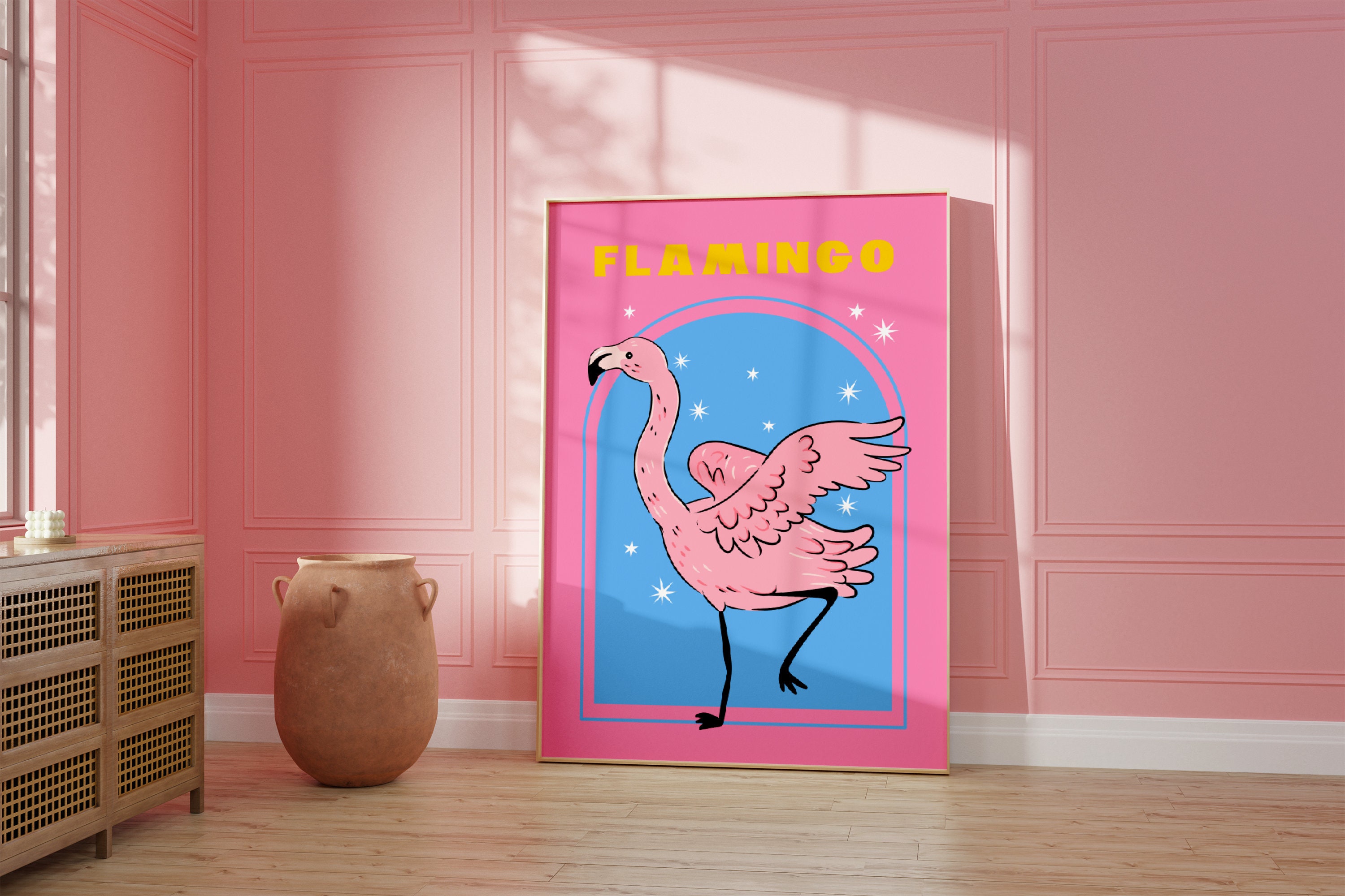 Set of 3 Colourful Animal Prints, Leopard, Tiger, Flamingo Wall Art, Kids  Room, Girls Room, Safari, Jungle Art, Bedroom - Etsy | Bilder