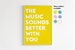 The Music Sounds Better With You Print Design | Music Prints | Digital Print | Gallery Wall | Living Room | A5/A4/A3/A2/A1/4x6/5x7 