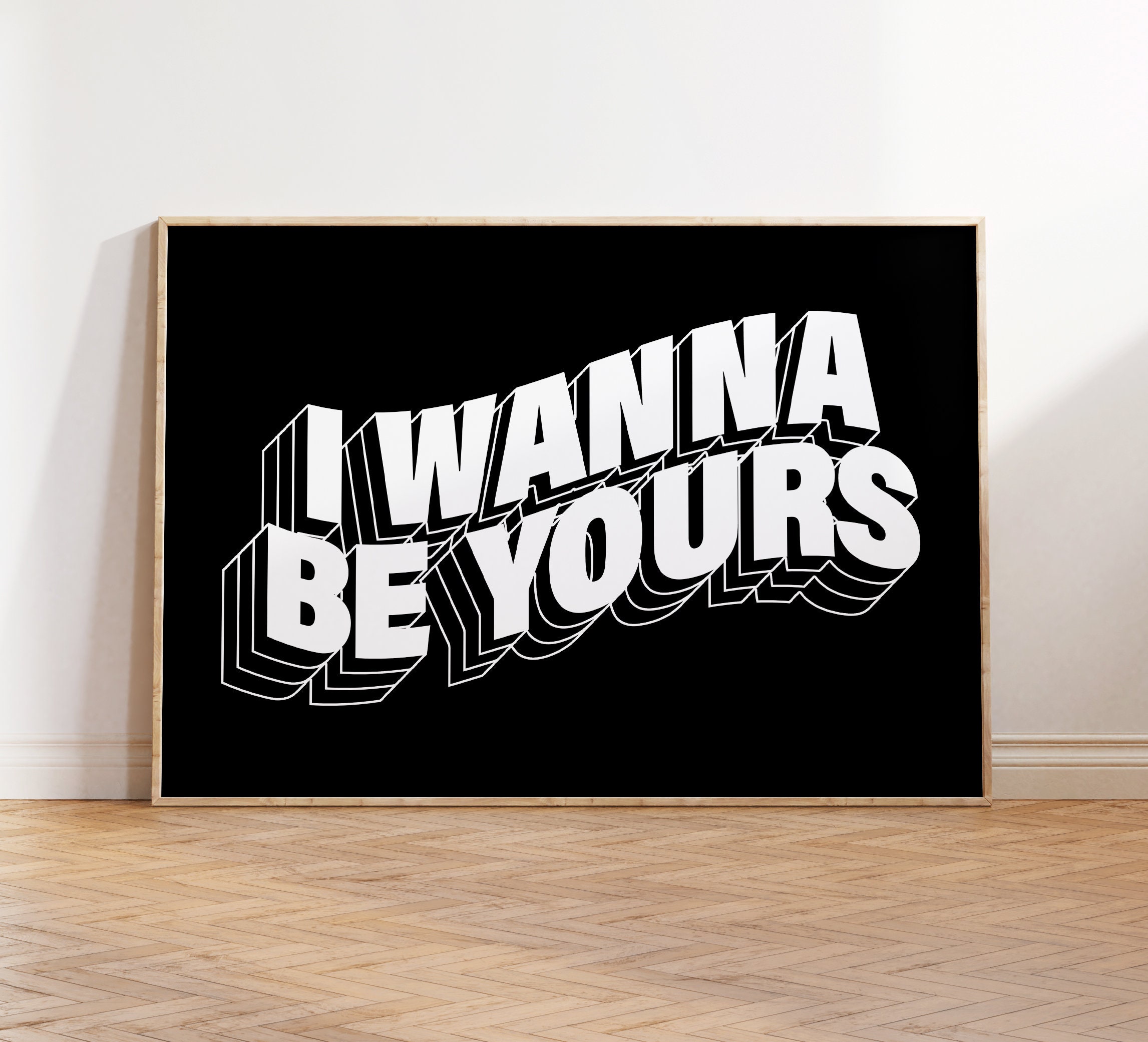 I Wanna Be Yours Arctic Monkeys Lyrics Poster for Sale by