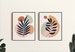 Abstract Leaf Set Off 2 Prints | Plant Wall Art | Digital Print | Gallery Wall | Living Room/Abstract Wall Art | A5/A4/A3/A2/A1/4x6/5x7 