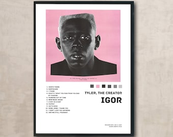 IGOR by Tyler, the Creator  Soundwave Art Print Poster – The Wav Room