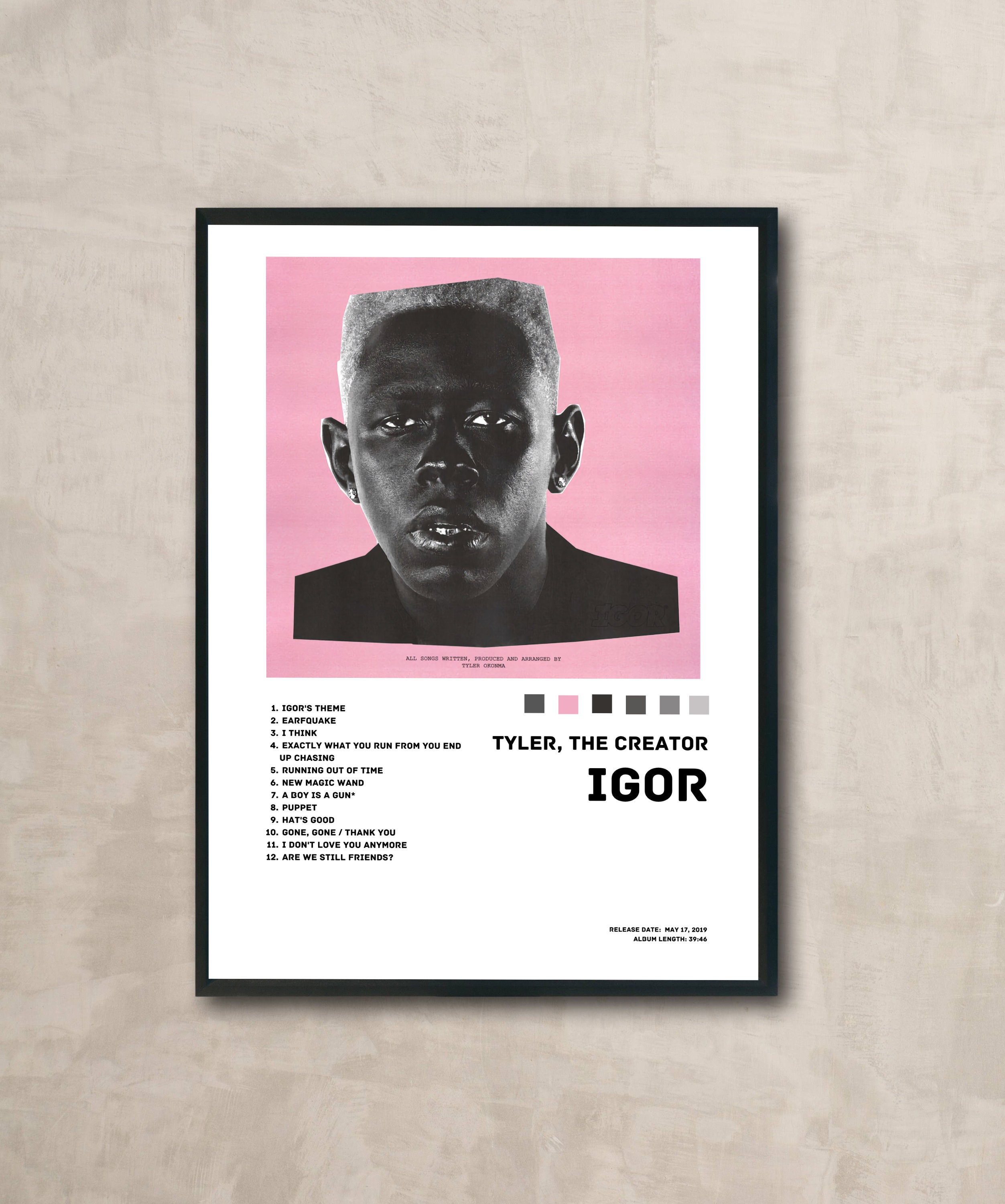 Tyler the Creator Poster Igor 