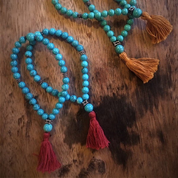 Turquoise Wrist Mala/Prayer Beads