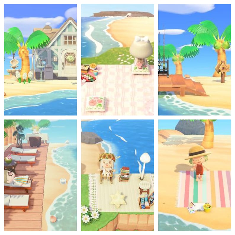 Animal Crossing Beach Preset for Lightroom Mobile & Etsy
