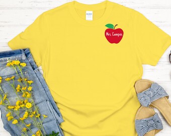 Teacher-T-shirts-Teacher Shirts-Teacher Appreciation-Teacher Gift-School-Teacher Life-Teacher Tee-Cute Teacher Shirt-School-Apple