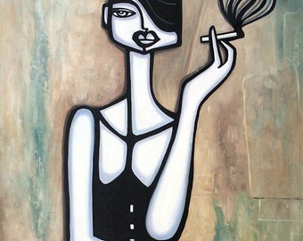 ヴィンテージの木製フレーム付きキャンバスの油絵 - Etsy 日本