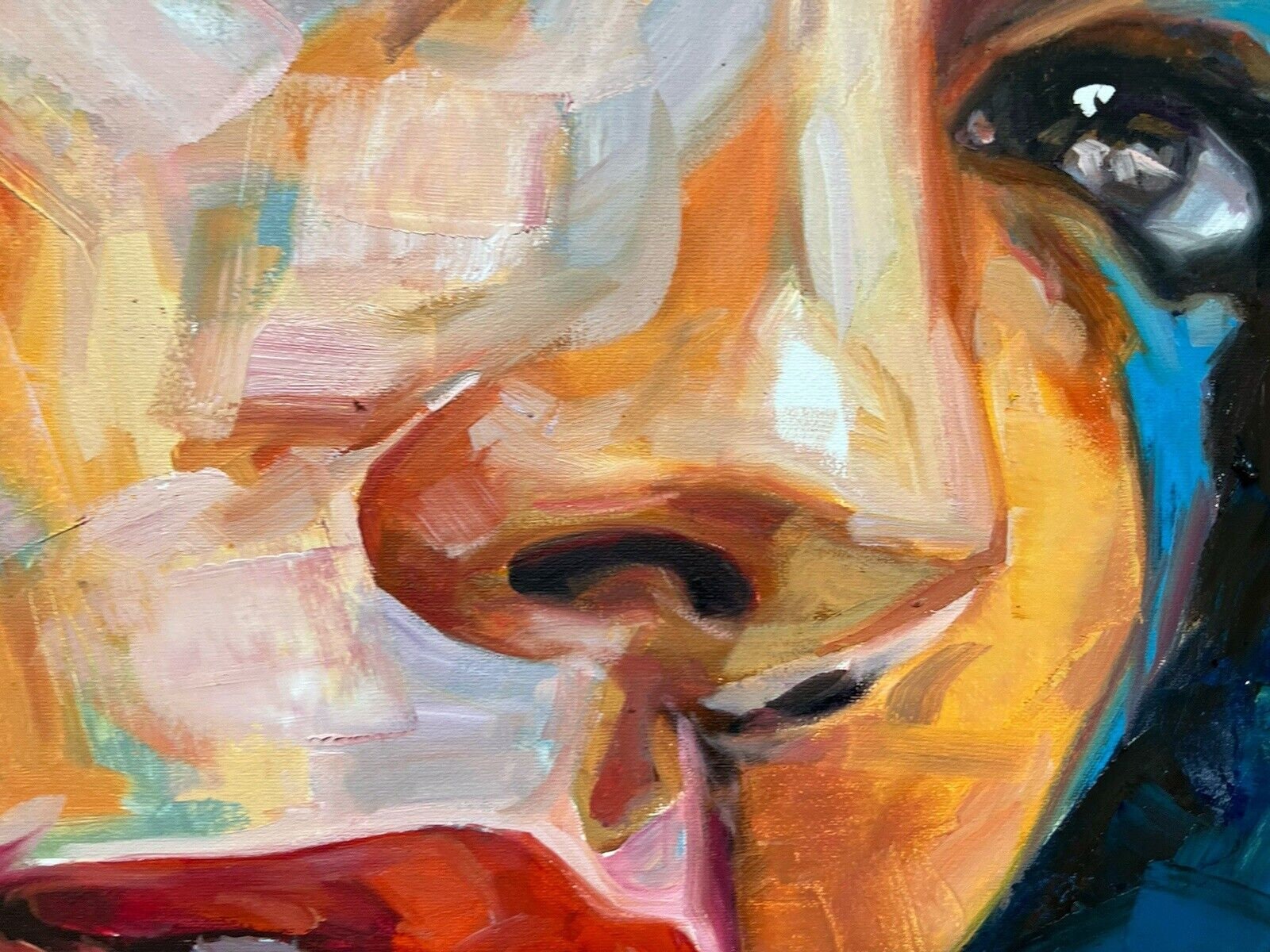 白昼夢 P8 油彩画 人物画 oil painting art I love the life in her eyes. LukFun DIY Oil Painting Paint
