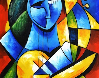 【S12号】good blue(portrait_s) oil painting s12号】good blue(portrait_s) oil painting