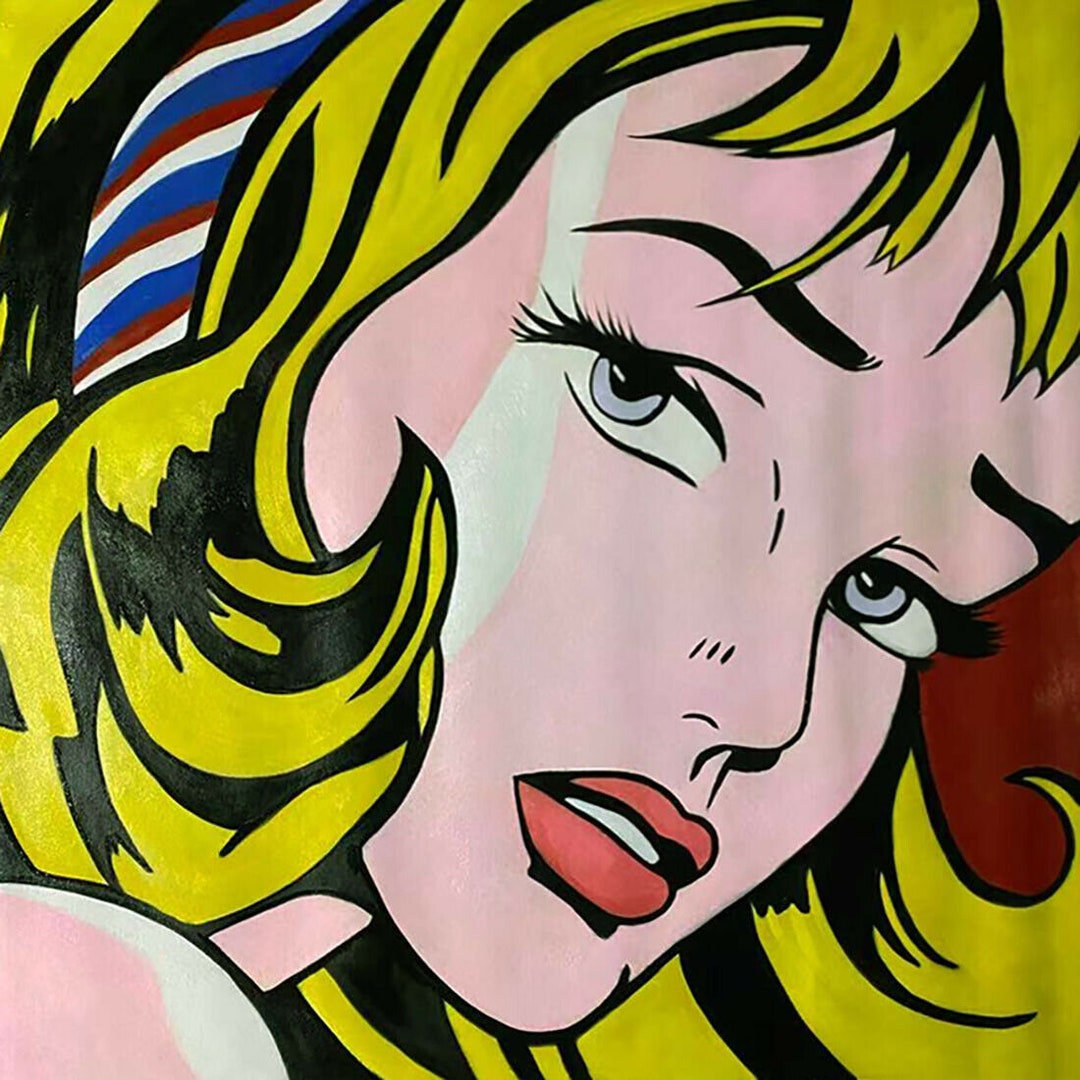 Girl with Hair Ribbon by Roy Lichtenstein - Magna Ca