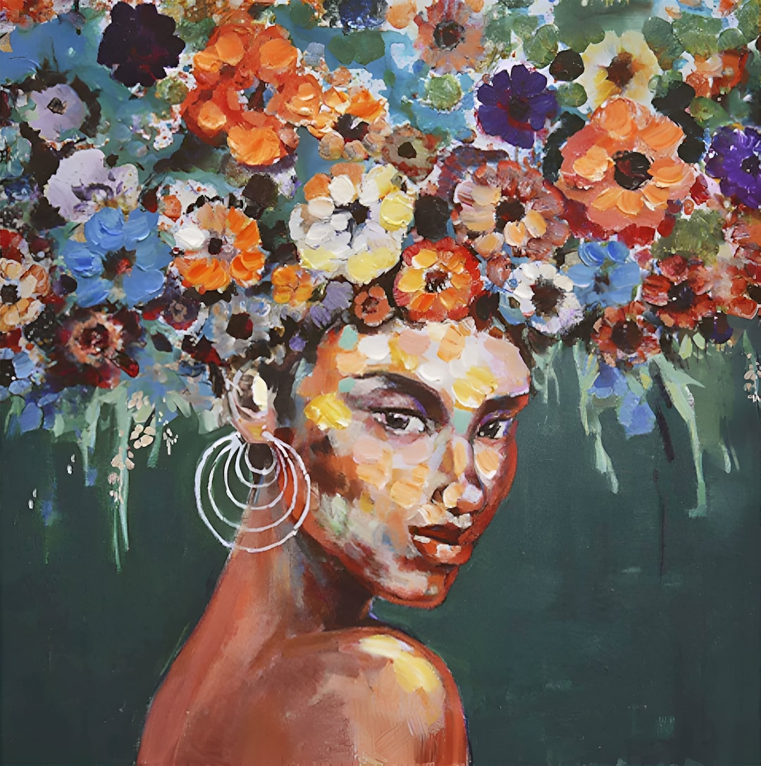 Portrait Woman Painting Oil Painting on Canvas Signed / Female Painting ...