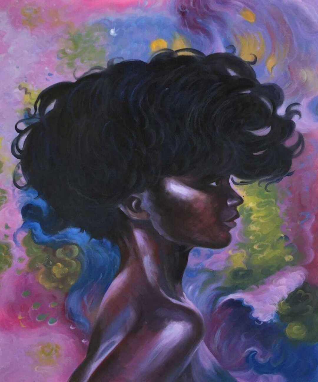 Modern Art Portrait Sexy Woman Painting Oil Painting on Canvas - Etsy