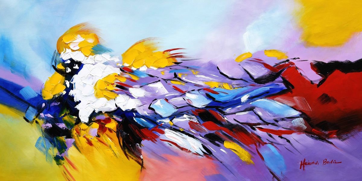 abstrait-tableau-peinture-huile-sur-toile-sign-e-abstract-oil