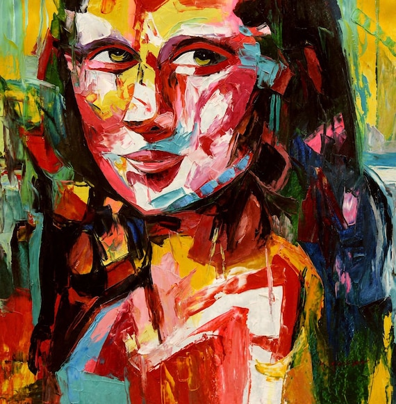 モナリザ ファンタジー絵画 キャンバスに油絵 サイン入り