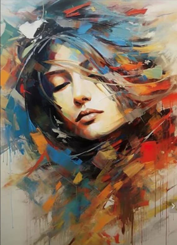 白昼夢 P8 油彩画 人物画 oil painting art 白昼夢 P8 油彩画 人物画 oil painting art