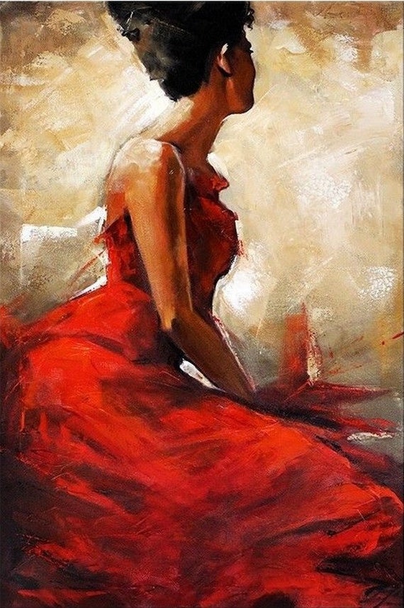 女性の肖像画 油彩 サインあり