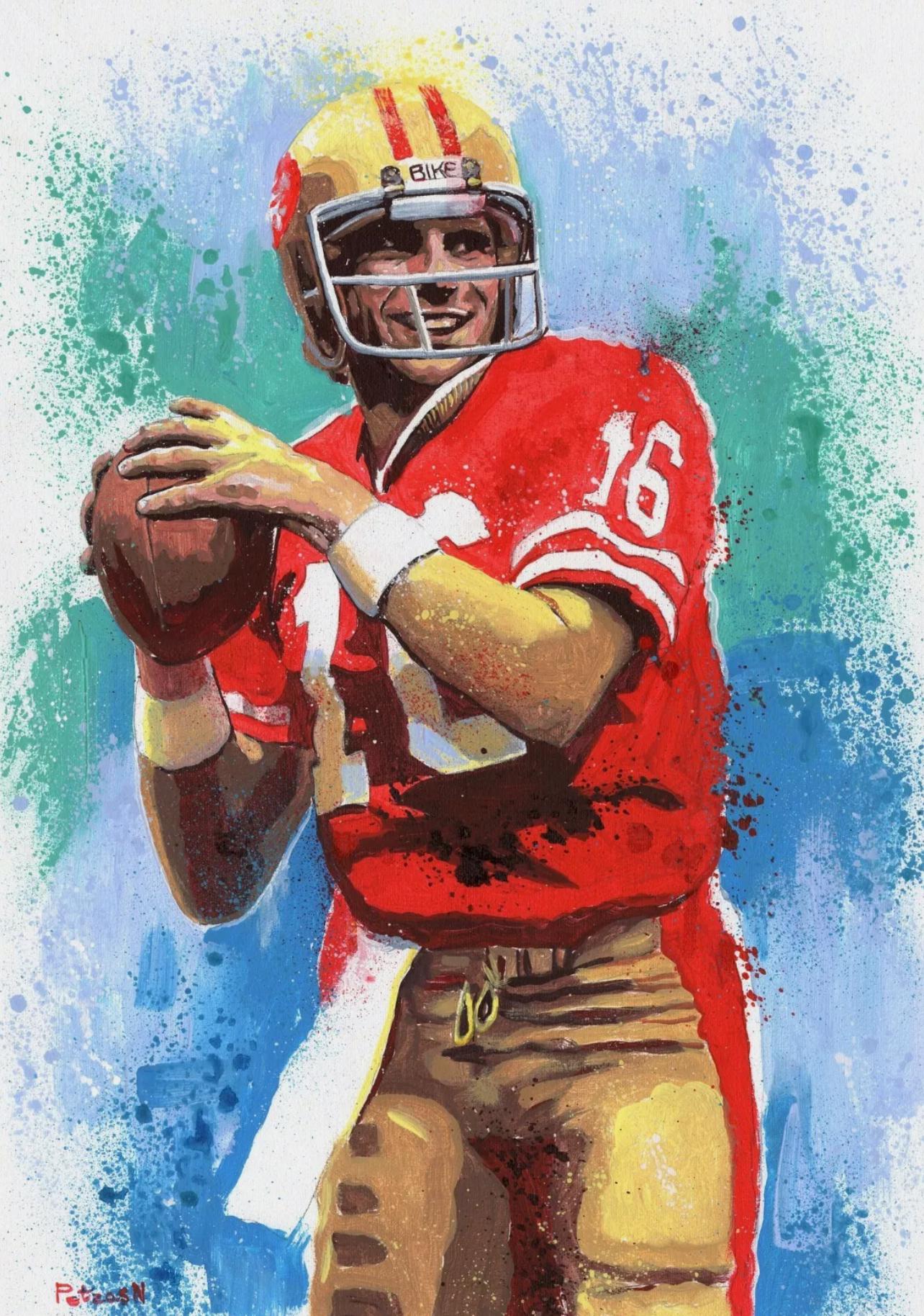 【超希少】ジョー・モンタナ NFL 49ers ※ダン バリーミント社フィギュア 超希少】ジョー・モンタナ NFL 49ers ※ダン バリーミント社フィギュア