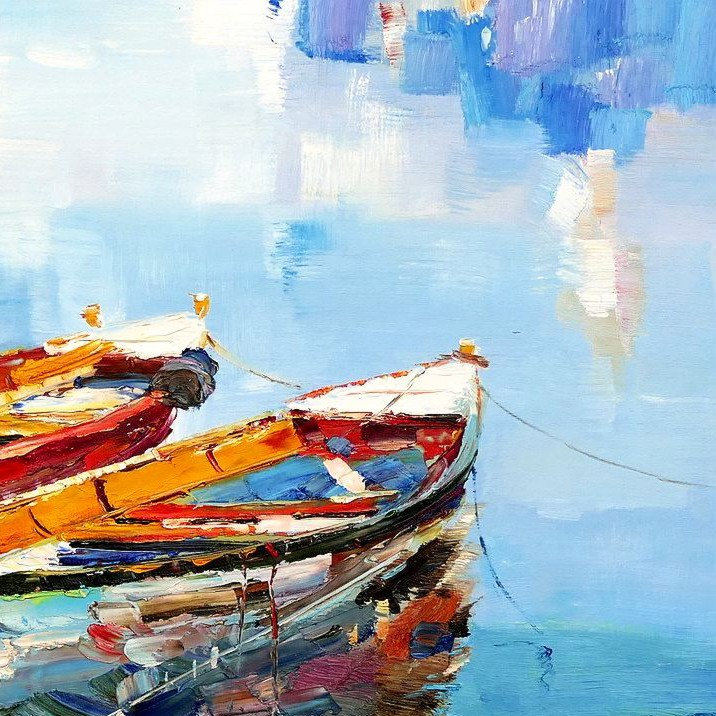 美しい風景 海 船 ボート 街並み ヴィンテージステンドグラス ダブルリム 絵画 難破船 | アートプリント