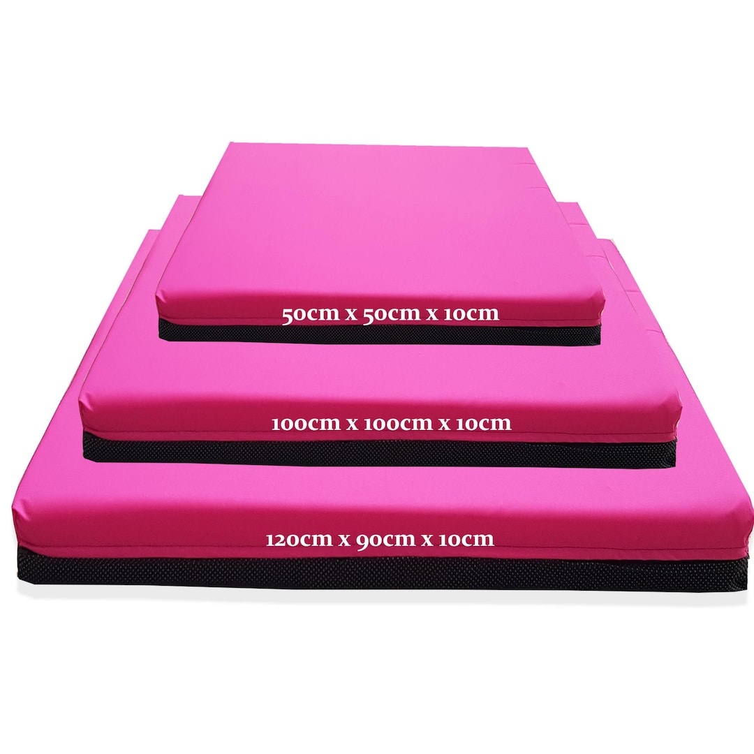 Non Slip Crash Mat Pink Gym Landing Tumbling Wall Climbing Excercise