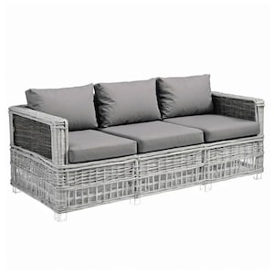 Dark Grey Replacement Rattan Cushion & Seat Pads will fit Keter Allibert California Garden Patio Furniture Seat Armchair Chair Kosiproducts