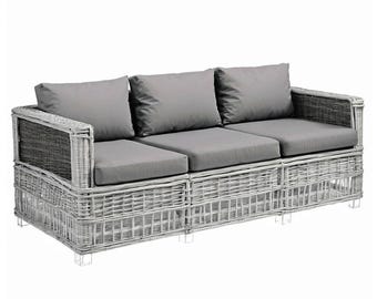 Dark Grey Replacement Rattan Cushion Seat Pads Will Fit Keter