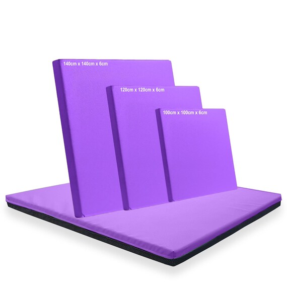 Tappetino Fitness, Tappetini Yoga Antiscivolo in Ecologico TPE, Tappeto Palestra per Pilates Ginnastica con Linea di Posizione e Cinturino Yoga Mat 183 * 61 * 0.6cm (Viola - Rosa