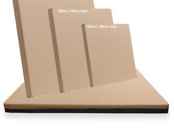 Beige Gymnastics Crash Mat: Non-Slip Play Mat for Kids, Yoga, Aerobics